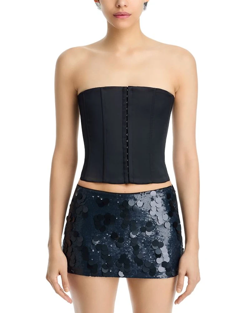 Satin Corset Top