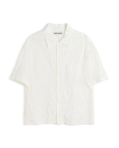 Heusen White Flower Shirt