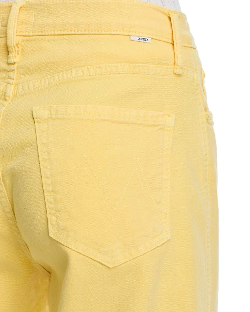 The Maven High Rise Wide Hem Ankle Jeans Chalk It Up