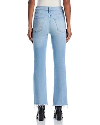 The Tripper Flood High Rise Fray Flare Jeans Look Ma No Hands