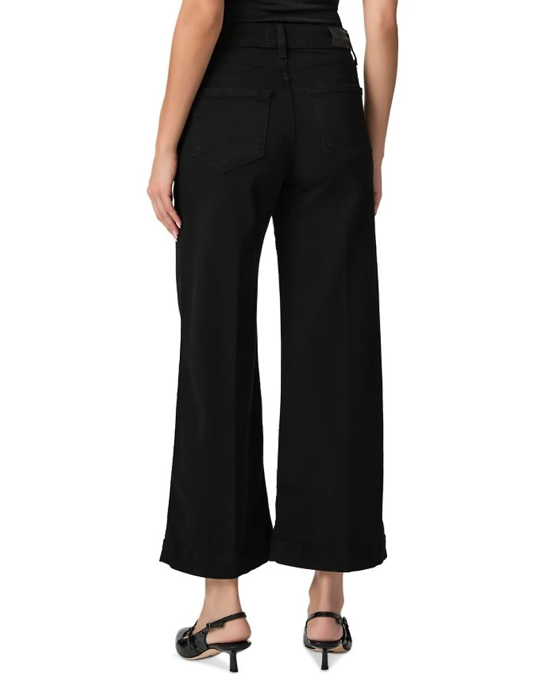 Anessa High Rise Cropped Wide Leg Jeans
