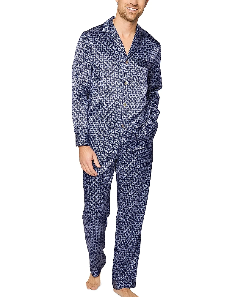 Petite Plume Silk Foulard Pajama Set