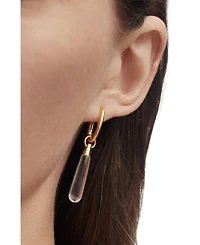 Women's Rock Crystal Large Jupiter Single Hoop