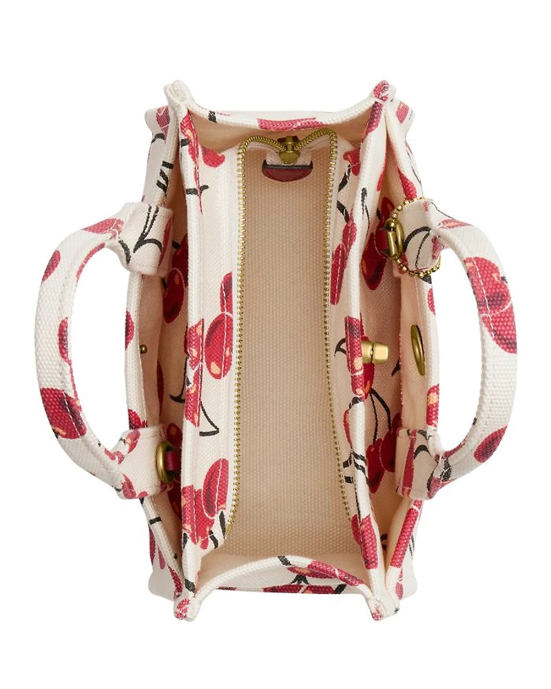 Cargo Tote Bag 20 with Cherry Print