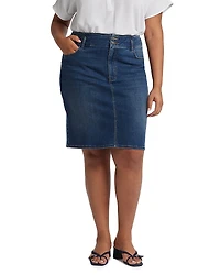 Nydj Plus Denim Skirt