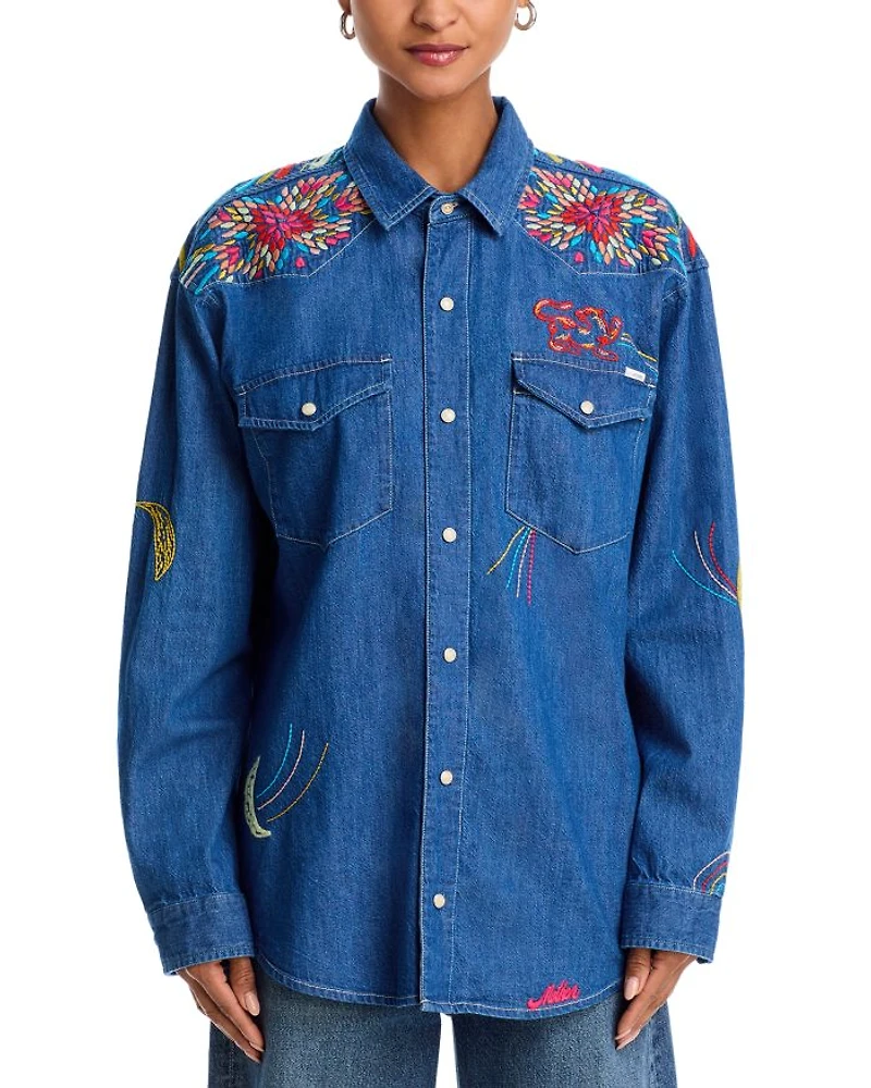 The Exes And Ohs Denim Shirt