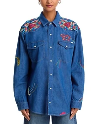 The Exes And Ohs Denim Shirt