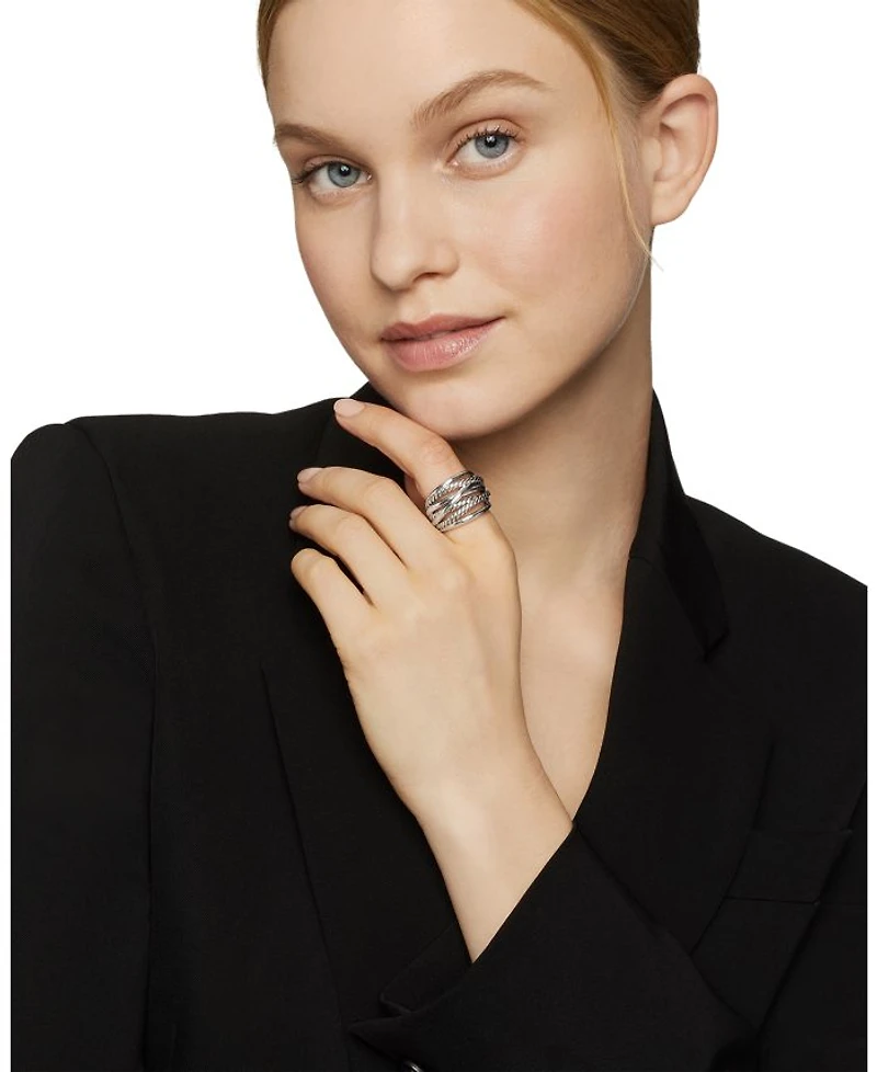 Crossover Wide Ring