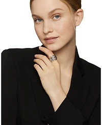 Crossover Wide Ring