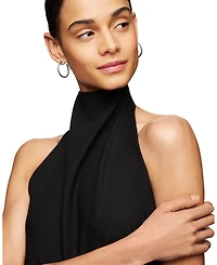 Cable Hoop Earrings