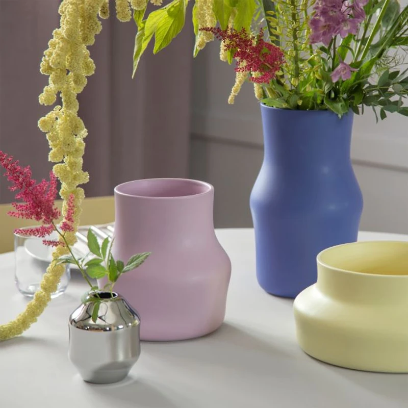 Dorotea Small Steel Vase