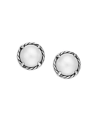 Châtelaine Earrings with Cultured Freshwater Pearls
