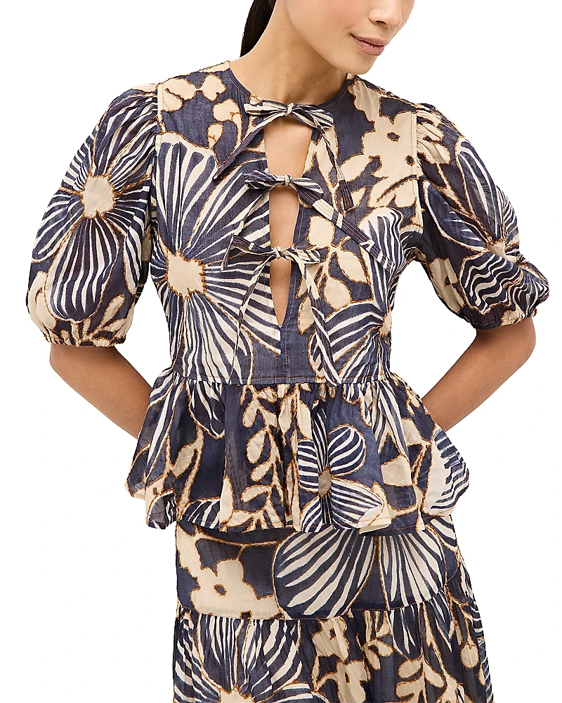 Marie Oliver Estella Printed Top