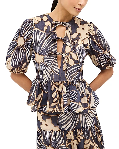 Marie Oliver Estella Printed Top