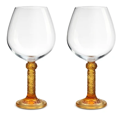 Liuli Flower Moon Goblet Duo, Set of 2