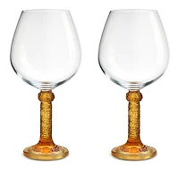 Liuli Flower Moon Goblet Duo, Set of 2