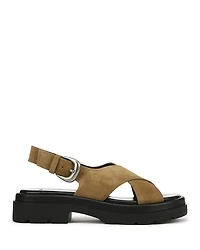 Women's Helena Leather Flat Sandals