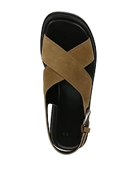 Women's Helena Leather Flat Sandals