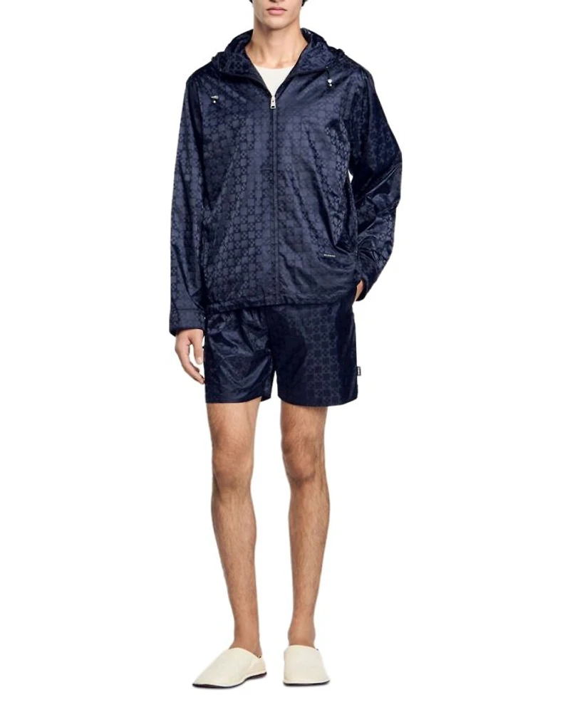 Square Cross Nylon Jacket