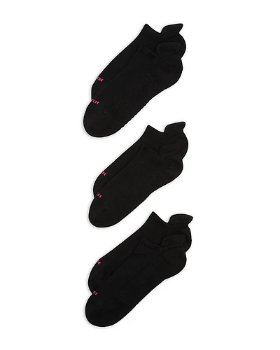 Hue Air Cushion Tab Back No Show Socks, Set of 3