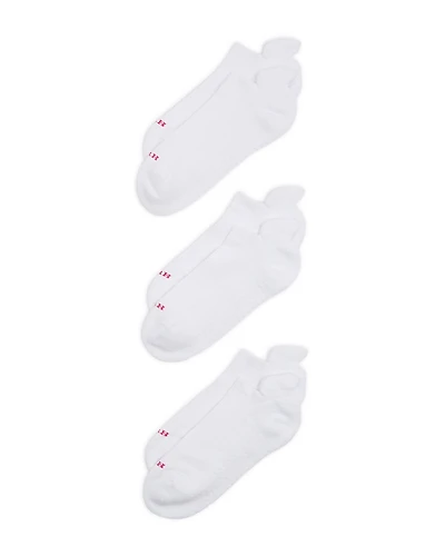 Hue Air Cushion Tab Back No Show Socks, Set of 3