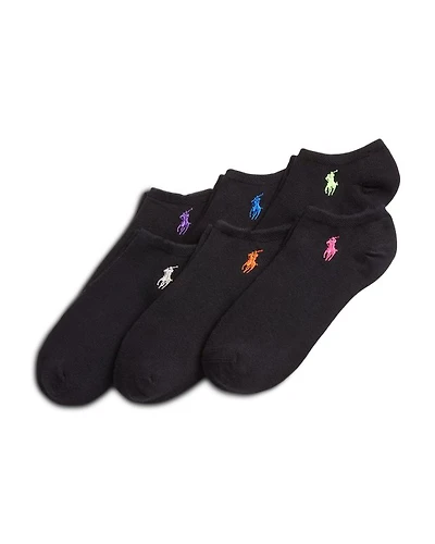 Flat Knit Ankle Socks, Pack of 6