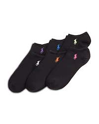 Flat Knit Ankle Socks, Pack of 6