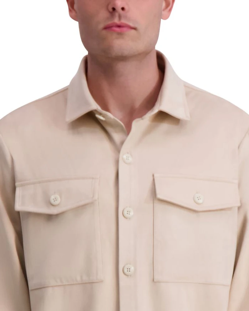 Slim Fit Shirt Jacket