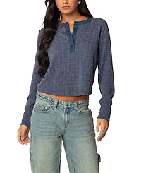 Edikted Ruth Henley Waffle Top