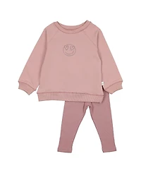 Pouf Baby Unisex Emoji Sweatsuit Set - Baby, Little Kid