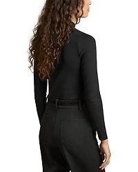 Polly Ribbed Roll Neck Top