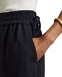 Nora Ruched Jersey Midi Skirt