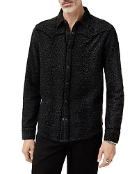 John Varvatos Haven Regular Fit Western Style Animal Print Shirt