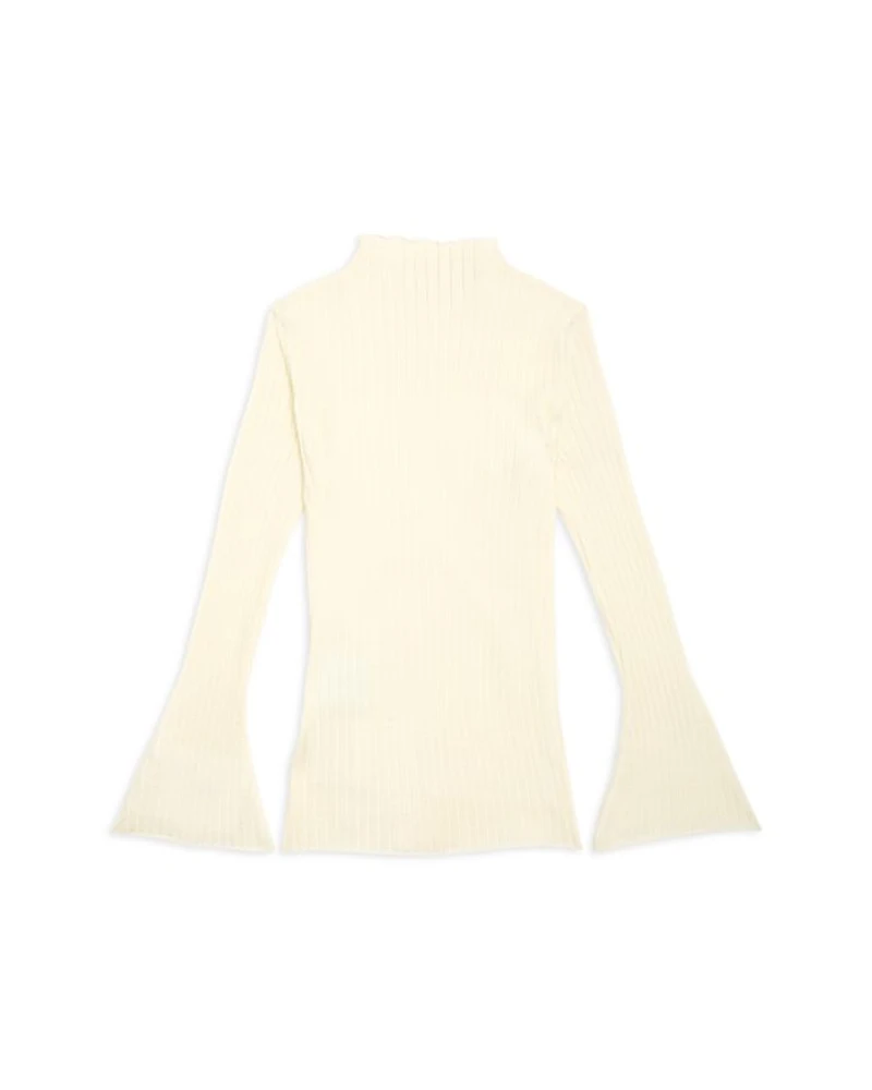 Girls' Ribbed Knit Sweater - Little Kid, Big Kid