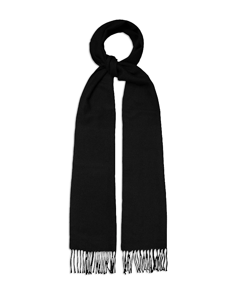 Eton Herringbone Merino Wool Scarf