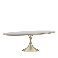 Caracole Semper 96 Oval Dining Table - Whisper of Gold