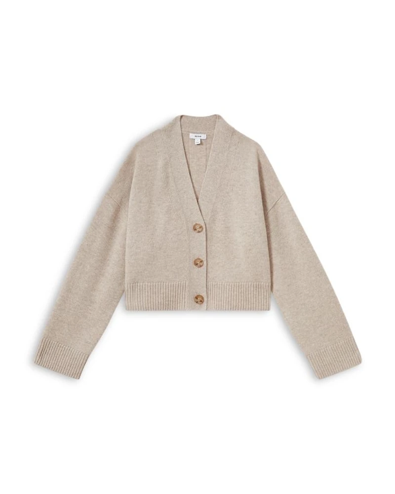 Rixy Wool Blend V Neck Cardigan