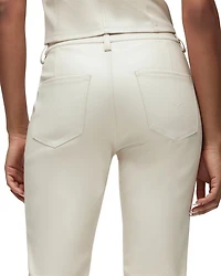 Barbara High Rise Bootcut Jeans Creme