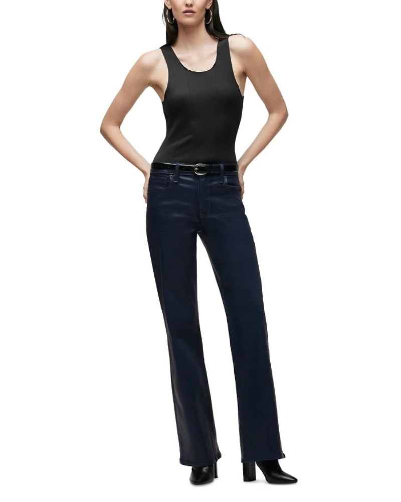 Rosie High Rise Wide Leg Jeans Mood Indigo