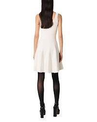 Sequin Embellished Knit Short Dress