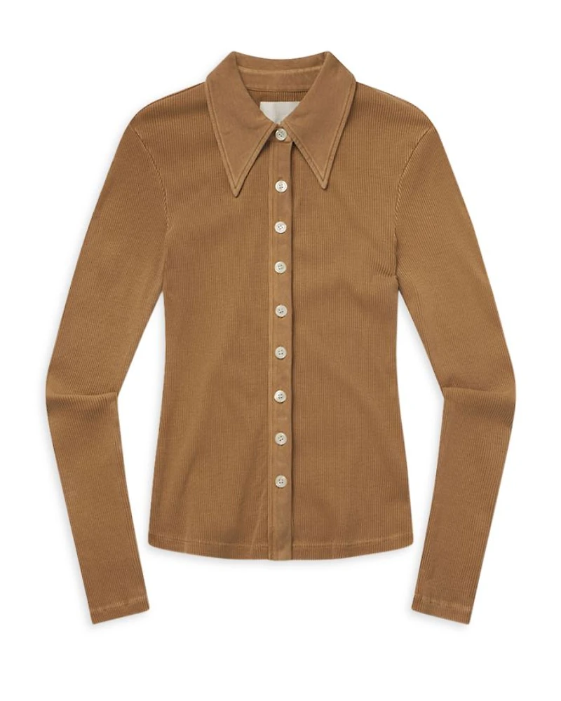 Gila Polo Button Front Top