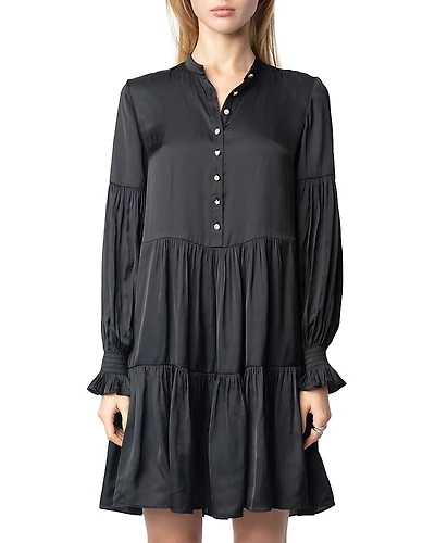 Zadig & Voltaire Randy Satin Mini Dress