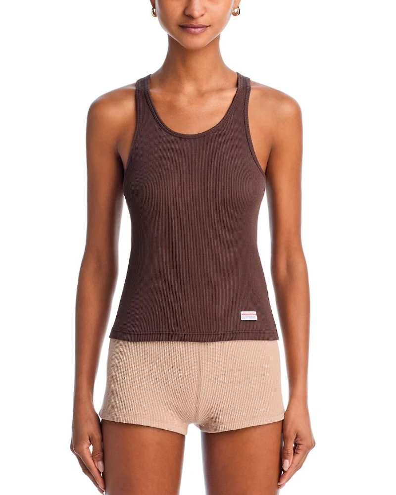 Ribbed Racerback Tank Top