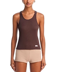 Ribbed Racerback Tank Top