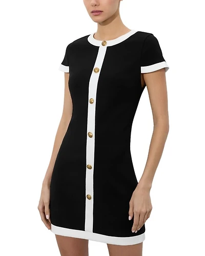 Coley Button Front Mini Dress