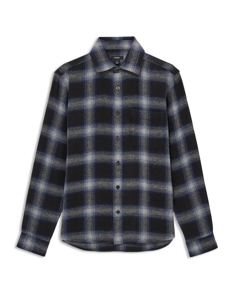 Crosby Check Pocket Long Sleeve Overshirt