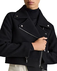 Arlow Wool Blend Biker Jacket