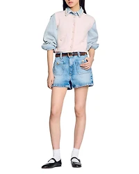 MignonTextured Tweed Cardigan
