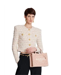 Women's Small Suede B-Army Tote Bag