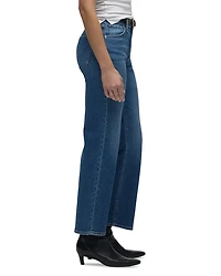 Rosie High Rise Wide Leg Ankle Jeans Upscale